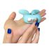 G-vibe Mini - USB-laadimisega silikoonvibraator (mündiroheline)