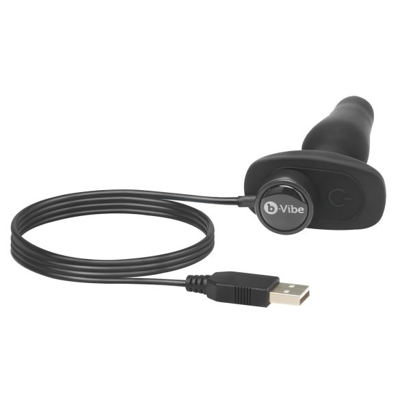 b-Vibe Novice - anaalvibraator algajatele - must