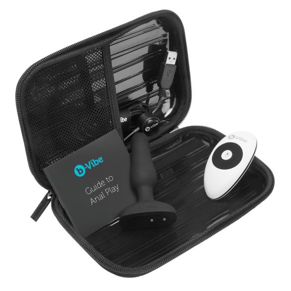b-Vibe Novice - anaalvibraator algajatele - must
