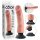 King Cock 9 iminapaga vibraator (23 cm) - naturaalne