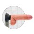 King Cock 7 iminapaga vibraator (18 cm) - naturaalne