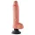 King Cock - dildo iminapaga ja vibratsiooniga - 25 cm naturaalne