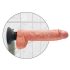 King Cock 25 cm iminapaga vibraator - naturaalne