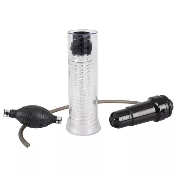 You2Toys - peenispump ja masturbaator 2in1 - läbipaistev