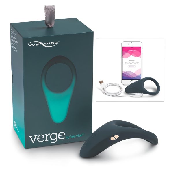 We-Vibe Verge - akuga vibro-põrusrõngas (hall)