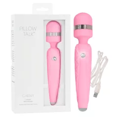 Pillow Talk Cheeky Wand - akuga masseeriv vibraator (roosa)