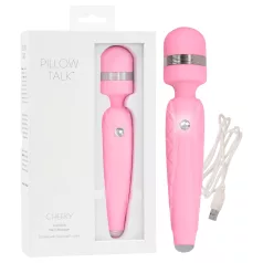 Pillow Talk Cheeky Wand - akuga massaaživibraator (roosa)