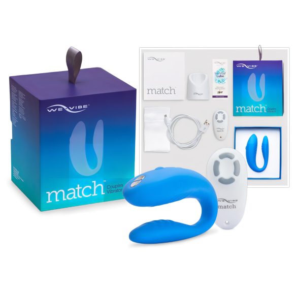 We-Vibe Match - veekindel, laetav paarivibraator (sinine)