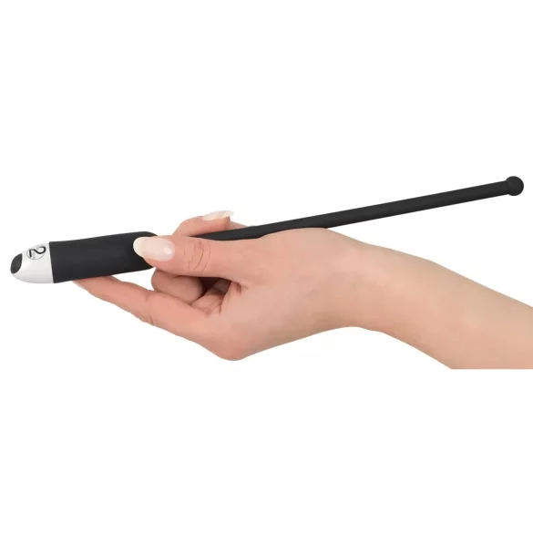 You2Toys - vibreeriv dilataator - silikoon, must, 8-11mm