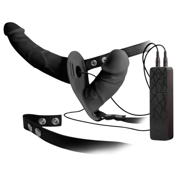 Double Thruster - topitav kahepoolne vibraator - must