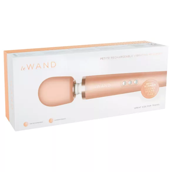 le WAND Petite premium-vibraator (roosa kuld)