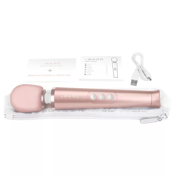 le WAND Petite premium-vibraator (roosa kuld)