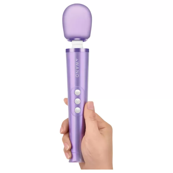 Le Wand Petite - eksklusiivne akuga masseeriv vibraator (lilla)