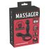 You2Toys Massager - pöörlev, soojendav eesnäärmevibraator (must)