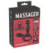 You2Toys Massager - pöörlev, soojendav eesnäärmevibraator (must)