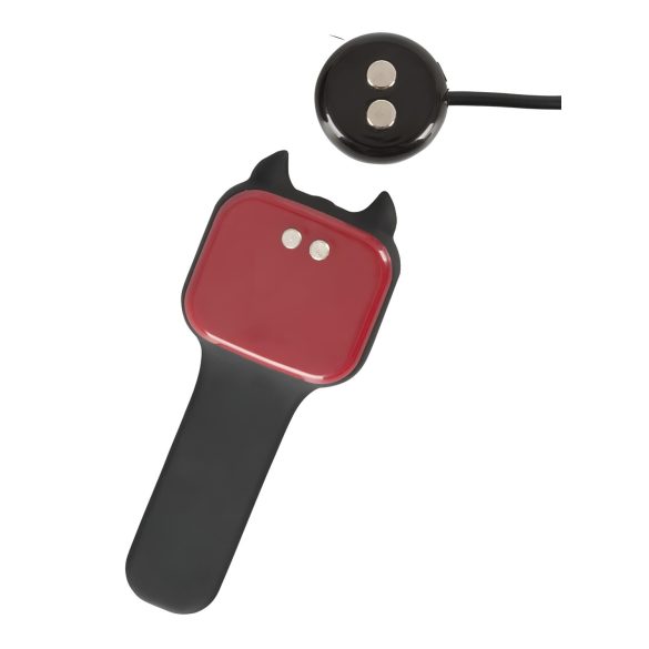 You2Toys Massager - pöörlev, soojendav eesnäärmevibraator (must)