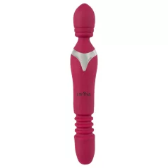 Javida Thrusting - 3in1 masseeriv vibraator (punane)