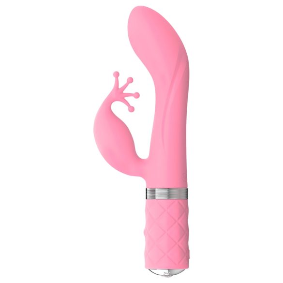 Pillow Talk Kinky - laetav, 2 mootoriga G-punkti vibraator (roosa)