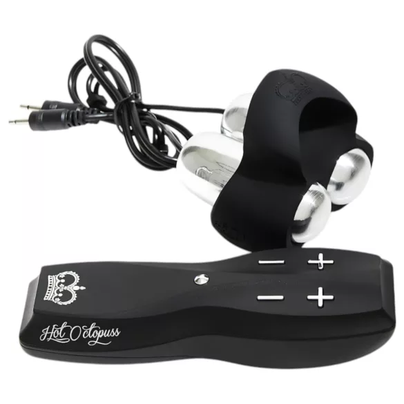 HOT Octopuss JETT - peenise pea vibraator - 2 mootorit - must