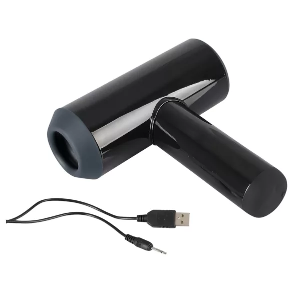 Rebel - akuga üles-alla liikuva vibreeriv masturbaator - must