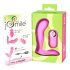 SMILE G-Spot Aluspüksid - laetav juhtmevaba strap-on vibraator (roosa)