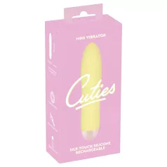 Cuties Mini kollane - laetav silikoonist vibraator (kollane)