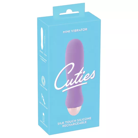 Cuties Mini Purple - vibraator - akuga - silikoon - lilla