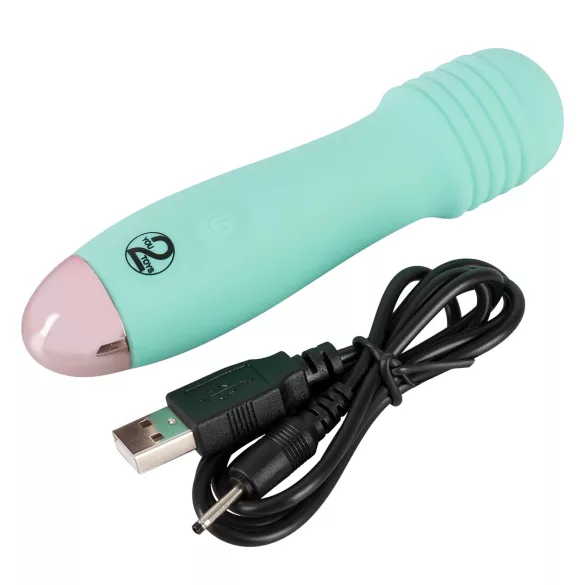 You2Toys - Cuties Mini Wand - akuga minivibraator / minimasaaživibraator (roheline)