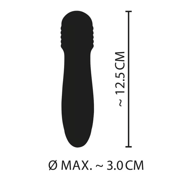You2Toys - Cuties Mini Wand - akuga minivibraator / minimasaaživibraator (roheline)