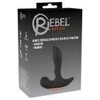   Rebel - dobíjecí anální vibrátor s rádiovým ohřevem (černý)