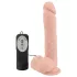 Medical Thrusting - dildo vibratsiooniga, kinnituspõhjaga, pöörlev, naturaalne