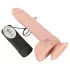 Medical Thrusting - dildo vibratsiooniga, kinnituspõhjaga, pöörlev, naturaalne