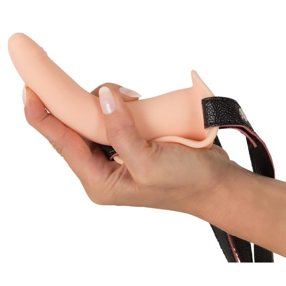 You2Toys - Strap-On - laetav, kinnitatav vibraator (naturaalne)