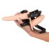 You2Toys - Strap-On - kinnitatav topeltvibraator (naturaalne)
