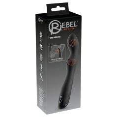 Rebel P-Spot - prostaatavibraator 2 mootoriga - must