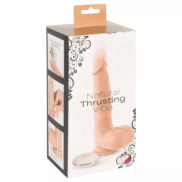 You2Toys - tõukav vibraator - naturaalne värv