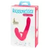 Happyrabbit - rihmavaba strap-on vibraator - roosa