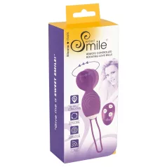 SMILE - vibreeriv muna pöörleva funktsiooniga - lilla