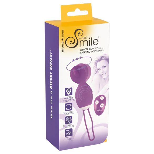 SMILE Armastuse Pöördevibraator - Lilla Munake