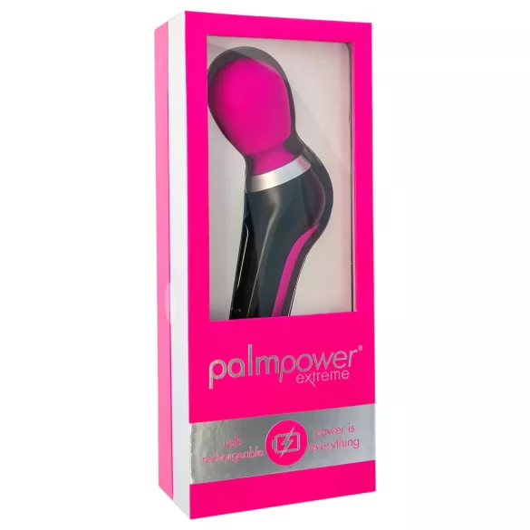 PalmPower Extreme Wand - akuga massaaživibraator - roosa/must