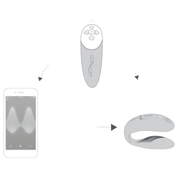 We-Vibe Chorus - laetav, nutikas paaride vibraator (roosa)