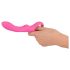 You2Toys - Dual Petit - akutoitega, kahe mootoriga vibreerija (roosa)