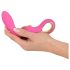 You2Toys - Dual Petit - akutoitega, kahe mootoriga vibreerija (roosa)