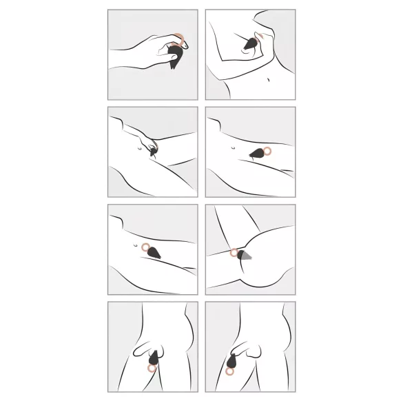 Belou - akuga veekindel kliitori vibraator - must