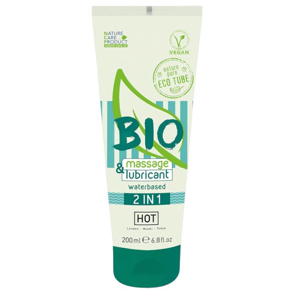 HOT Bio 2IN1 - vee baasil libesti ja massaažigeel (200 ml)