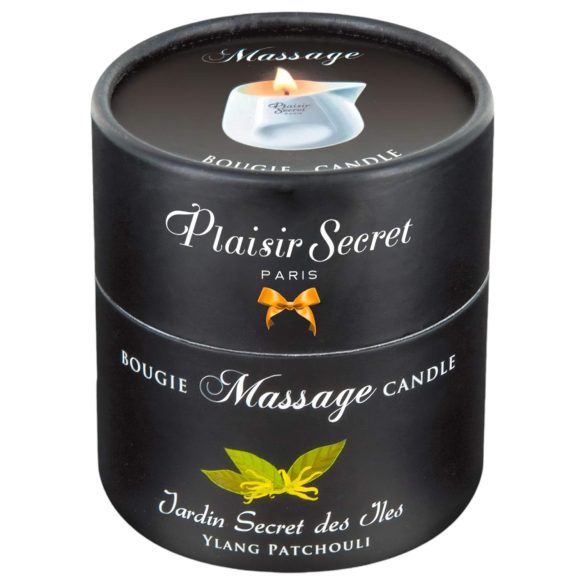 Plaisirs Secrets Ylang Patchouli - massaažiküünal (80ml)