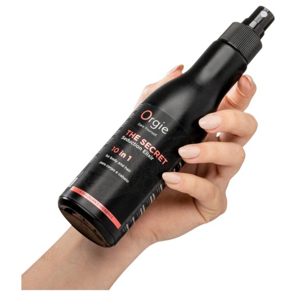 Orgie Secret Elixir - feromoonide kehaja juuksehoolduseliksiir 200ml