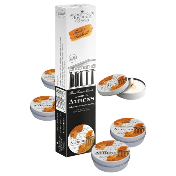 Petits Joujoux Athens - massaažiküünal - muskuseparfüüm (5x43ml)
