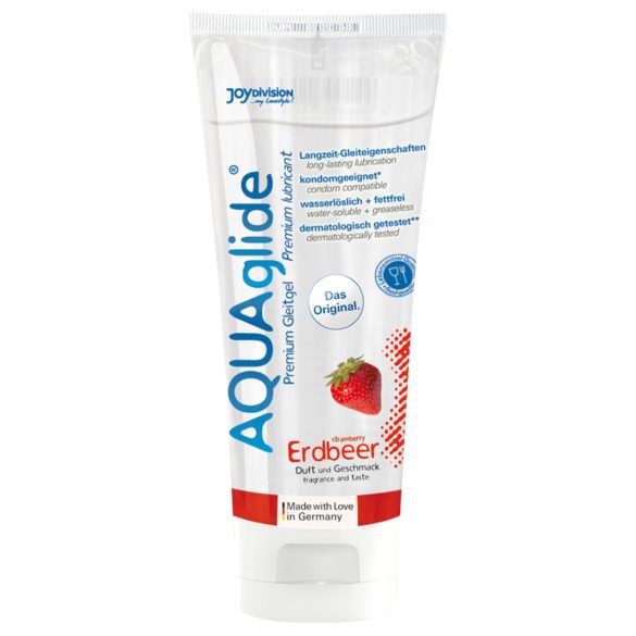AQUAglide - veepõhine libesti - maasikas (100ml)