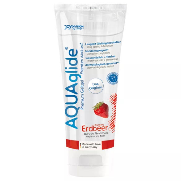AQUAglide - veepõhine libesti - maasika maitsega - 100ml